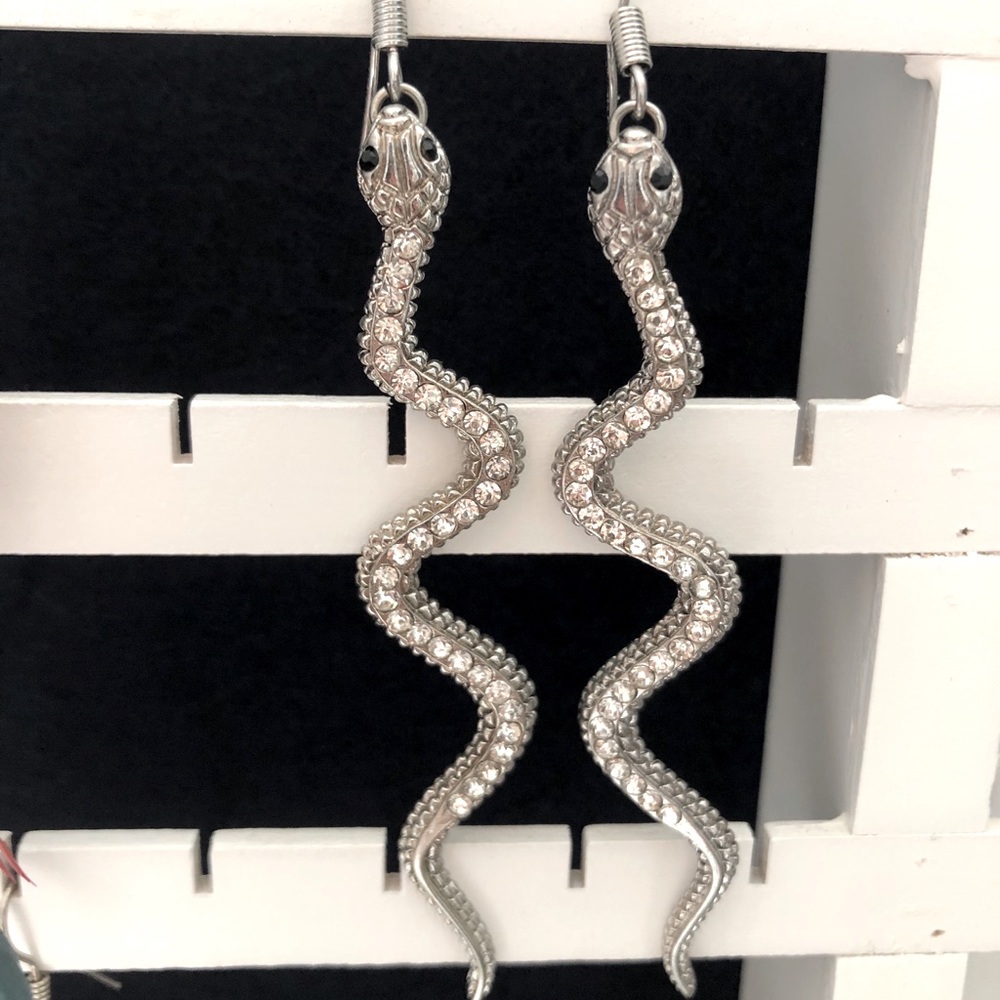Snake earrings